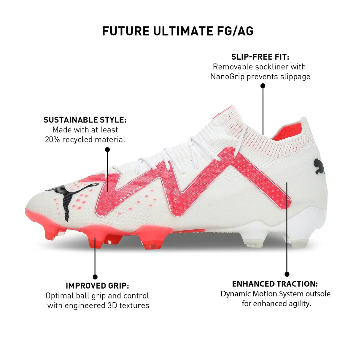 Puma FUTURE ULTIMATE FG/AG Kırmızı Erkek Krampon