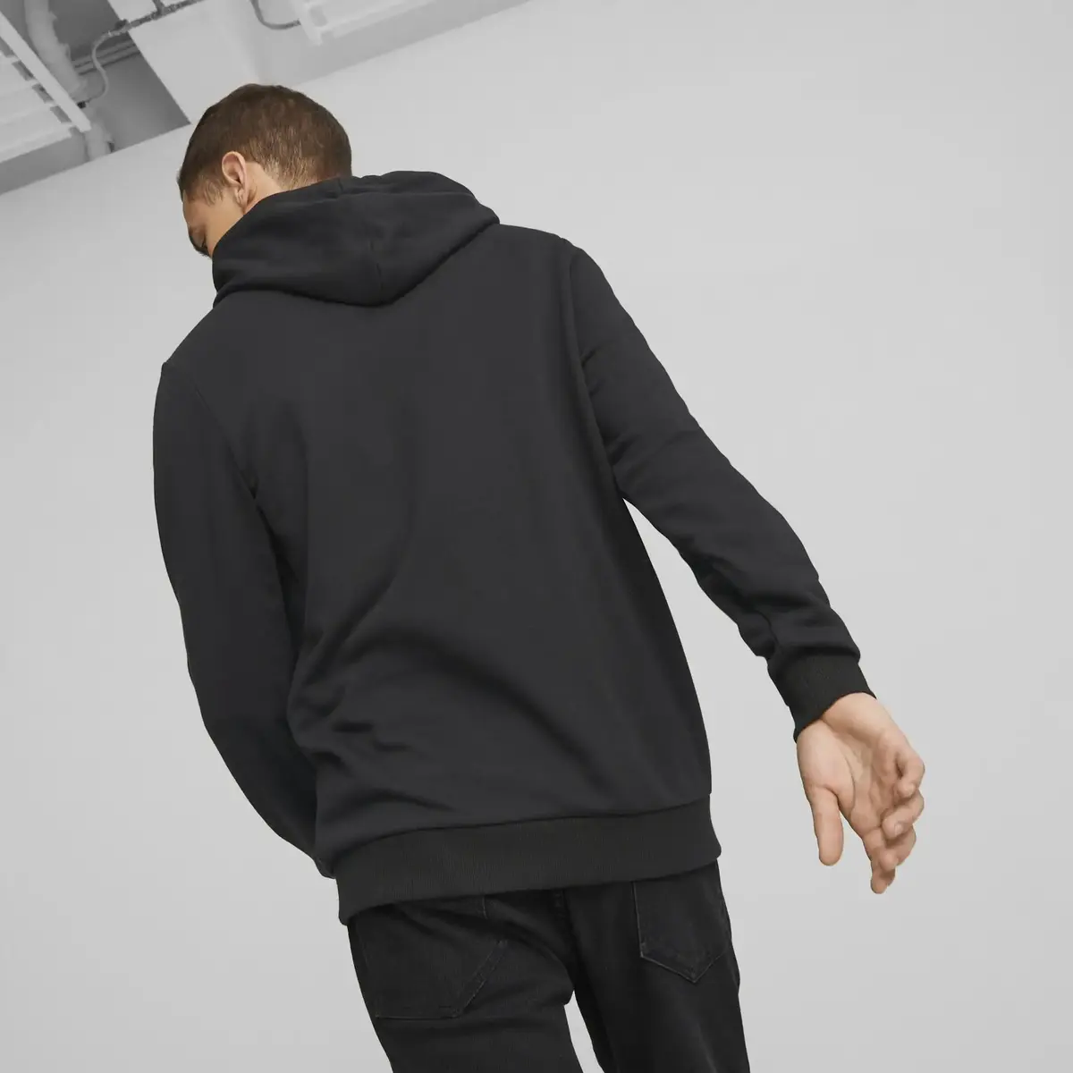 Puma BMW MMS ESS FT Hoodie Siyah Erkek/Unisex Sweat