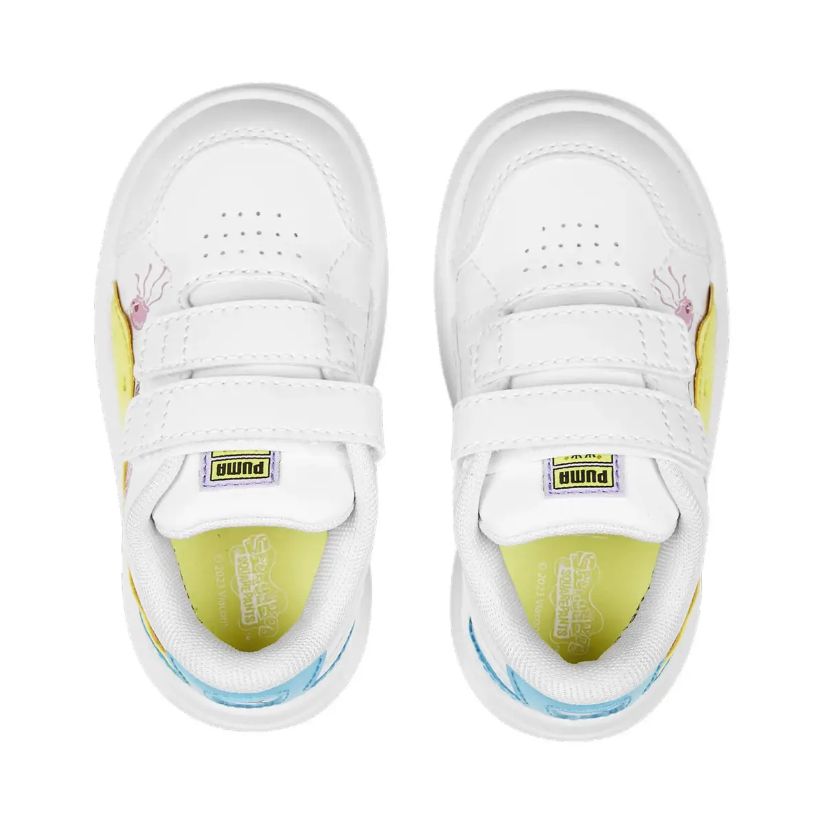 Puma Evolve Court Spongebob V Inf Beyaz Unisex Günlük Spor Ayakkabı