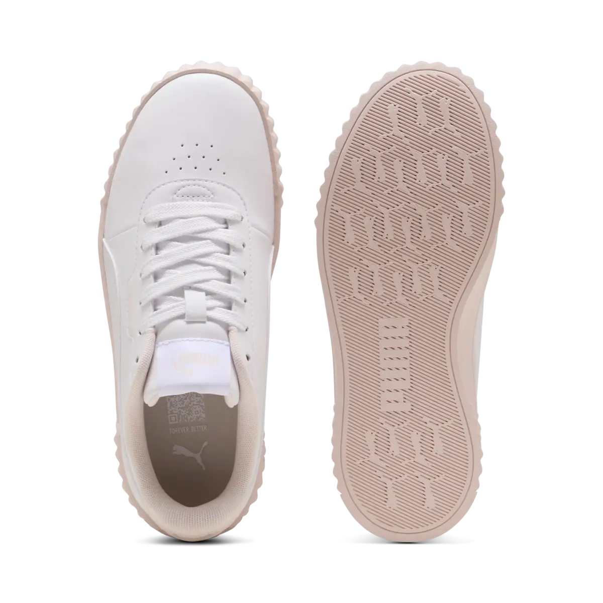 Puma Carina 3.0 Cutie Jr Beyaz Kadın Spor Ayakkabı & Sneaker