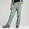 PUMA T7 Straight Track Pants Yeşil Kadın Eşofman Altı