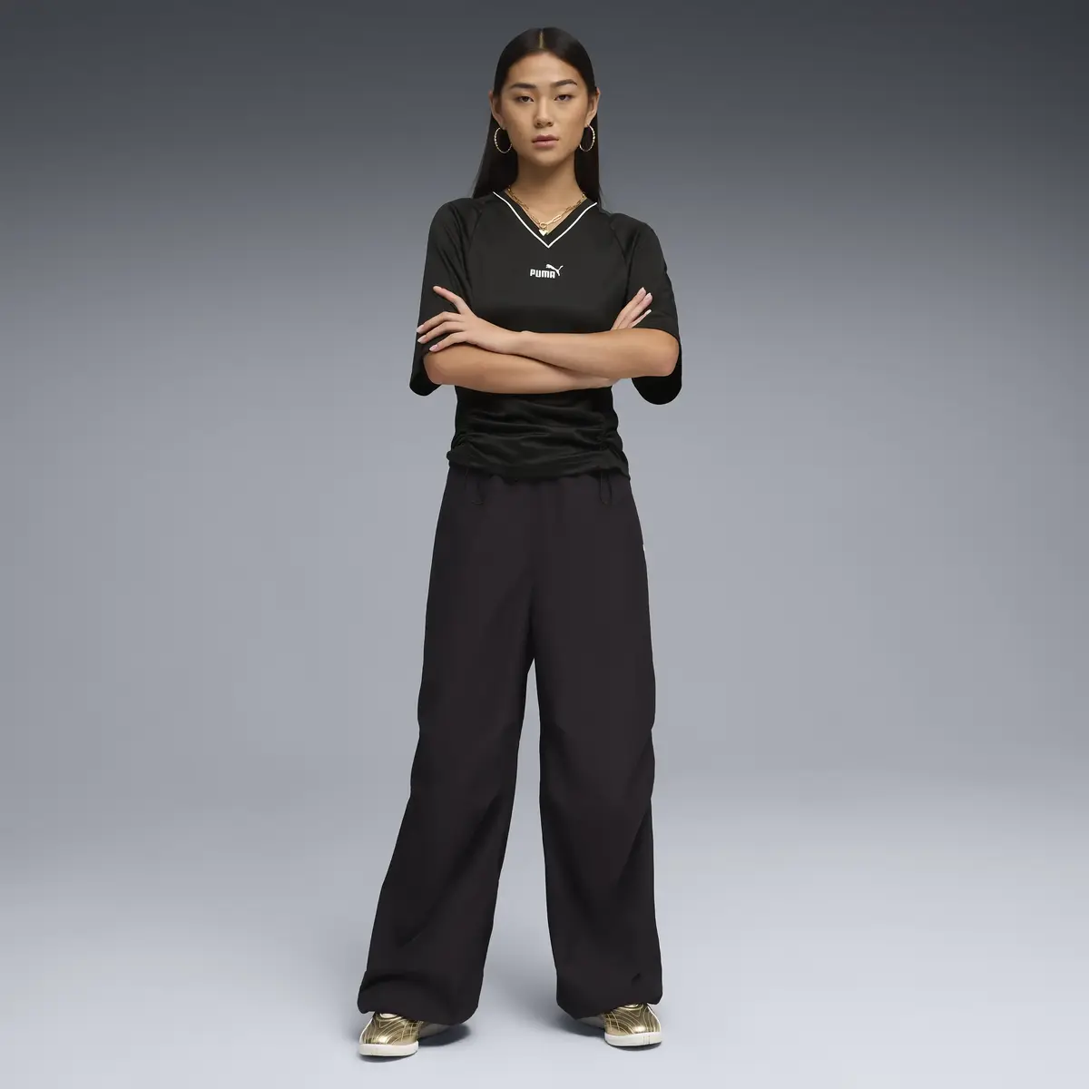 Puma FUTURE.PUMA.ARCHIVE Jersey Siyah Kadın Forma