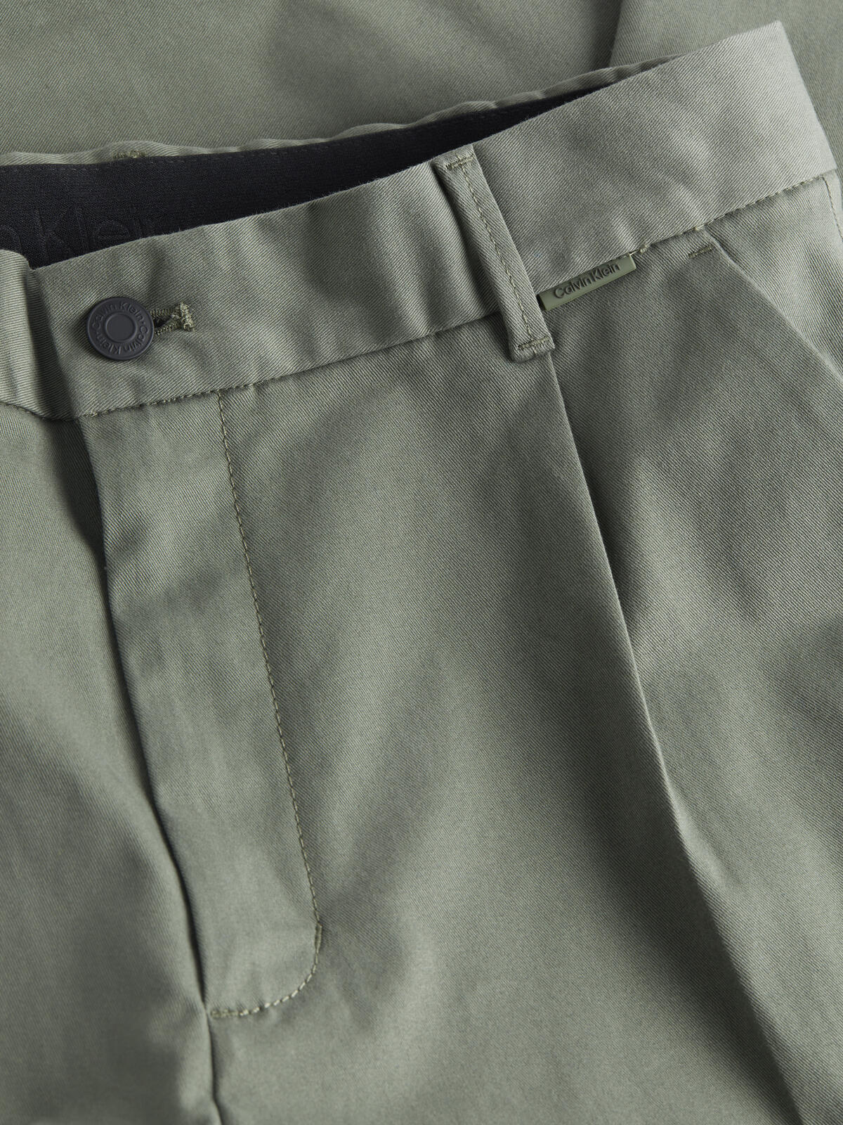 Calvin Klein MODERN TWILL TAPERED Erkek Yeşil Chino