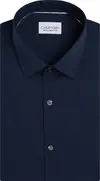 Calvin Klein POPLIN STRETCH SLIM Erkek Lacivert Gömlek