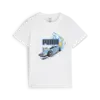 Puma X HOT WHEELS Tee Beyaz Çocuk T-Shirt & Polo
