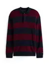 Tommy Hilfiger DC KNITTED RUGBY, DW5 Bordo Erkek Kazak