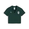 Puma PUMA X HARRY POTTER Polo Yeşil Kadın Crop Polo T-Shirt