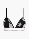 Calvin Klein LGHT LINED TRIANGLE Kadın Siyah Sütyen