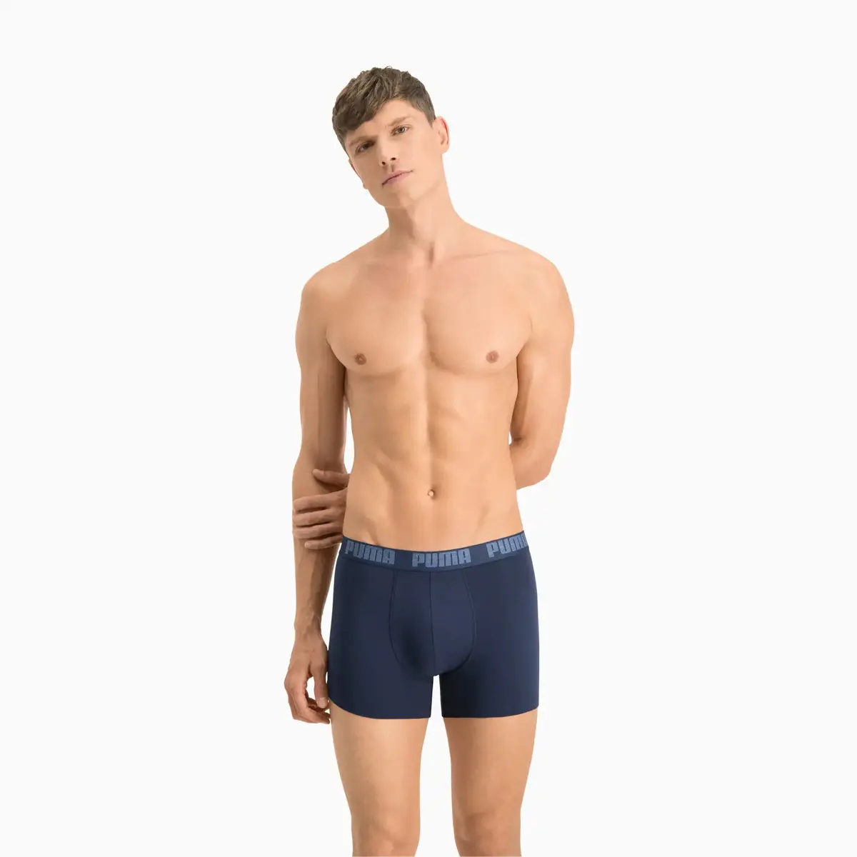 Puma PUMA BASIC BOXER 2P denim Lacivert Erkek 2'li Boxer