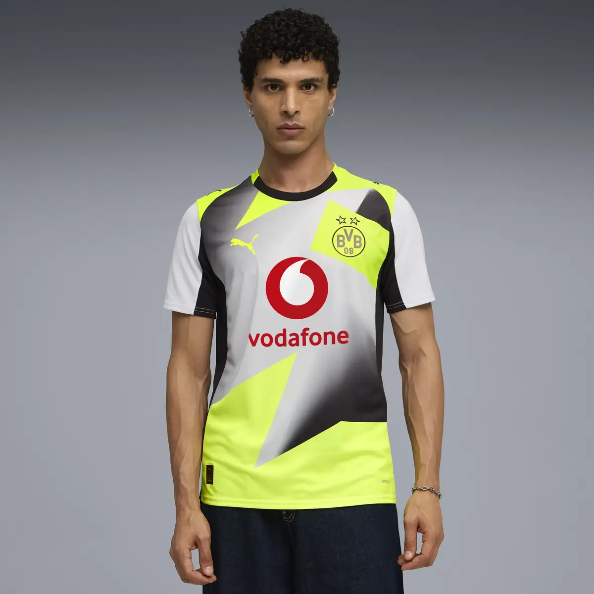Puma BVB Away Jersey Replica Gri Erkek Forma
