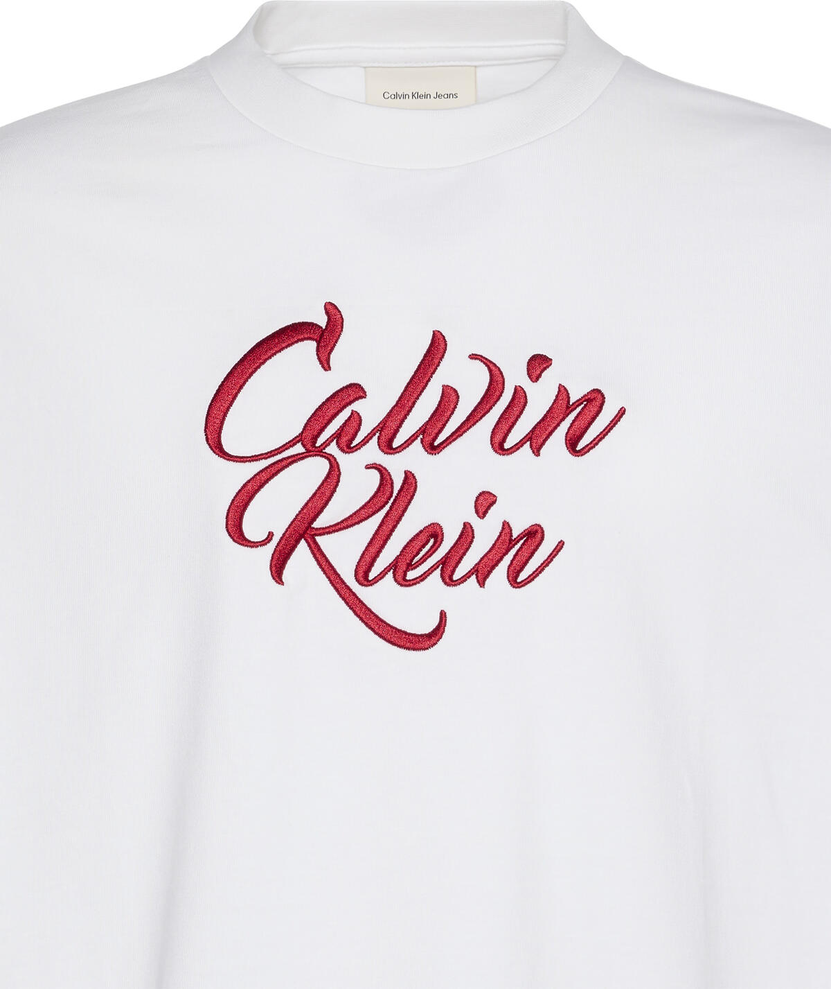 Calvin Klein SS 16S SN CURSIVE CALVIN GRAPHIC Beyaz Erkek T-Shirt Calvin Klein SS 16S SN CURSIVE CALVIN GRAPHIC Beyaz Erkek T-Shirt