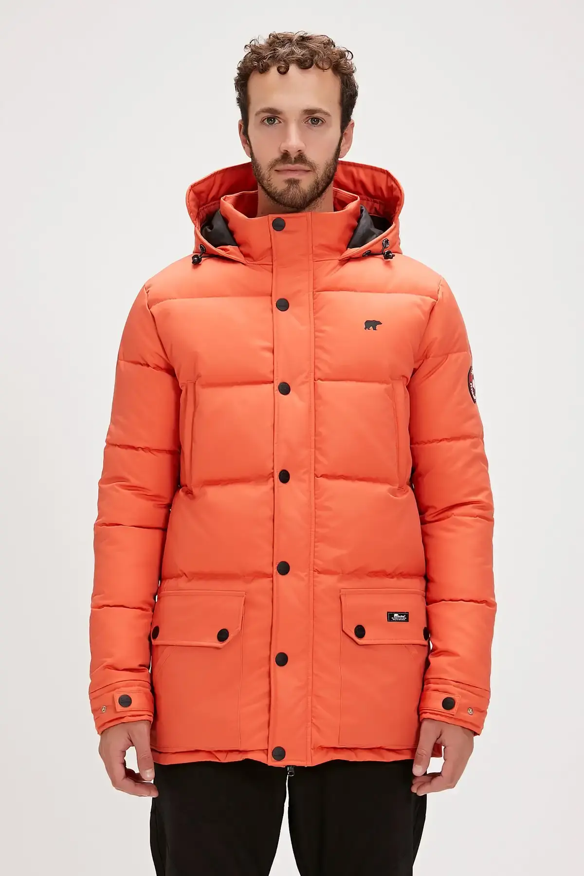 BAD BEAR COLONEL PUFFER COAT Erkek Turuncu Mont