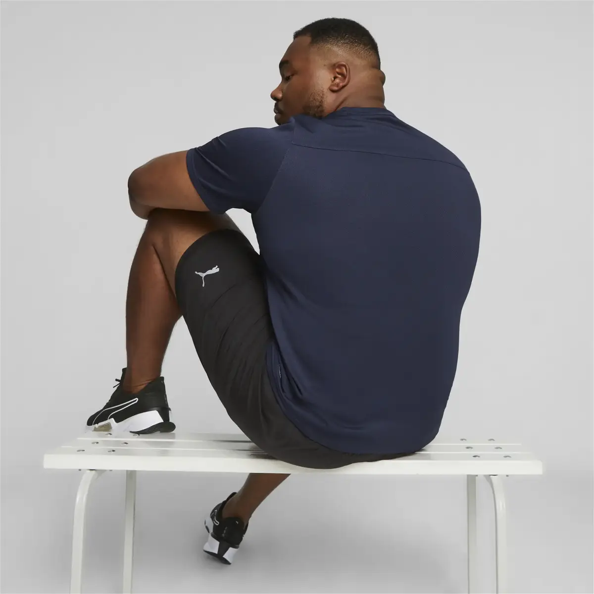 Puma Fit Ultrabreathe Tee Lacivert Erkek T-Shirt