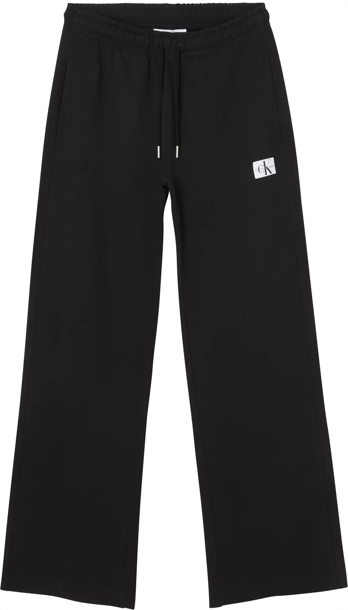 Calvin Klein BADGE WIDE LEG JOG P Kadın Siyah Eşofman Altı