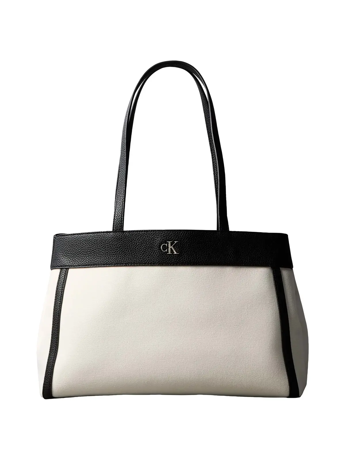 Calvin Klein CK CANVAS MEDIUM TOTE Siyah Orta Boy Tote Çanta
