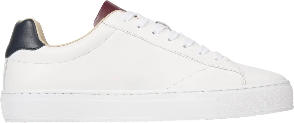 Tommy Hilfiger PREMIUM CUPSOLE LEAT, 0K5 Beyaz Erkek Spor Ayakkabı & Sneaker