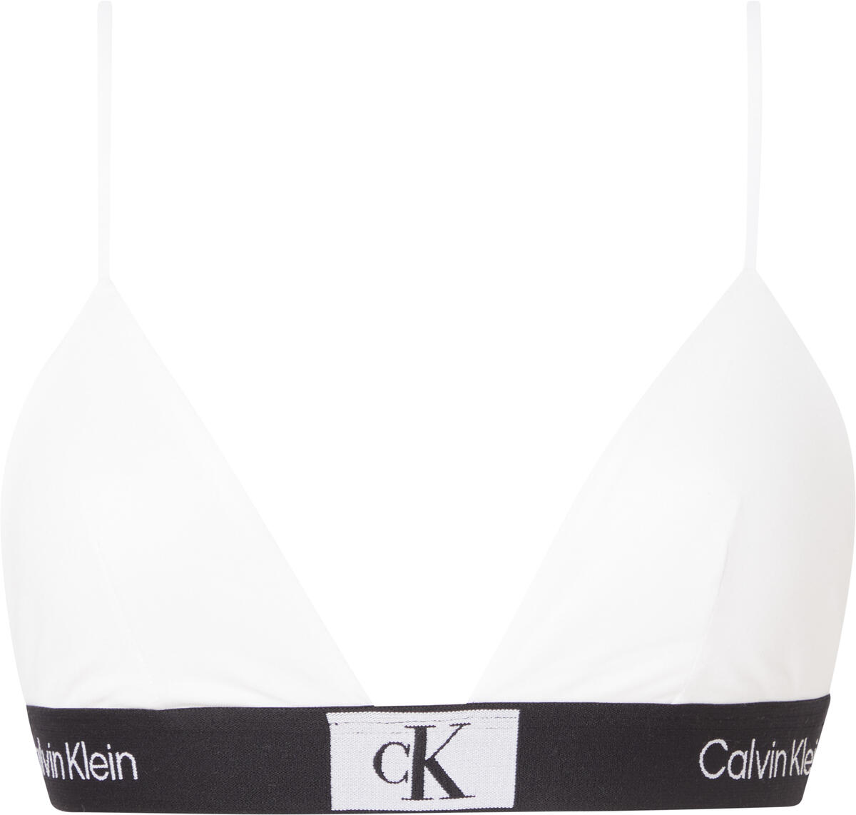 Calvin Klein UNLINED TRIANGLE Kadın Beyaz Sütyen