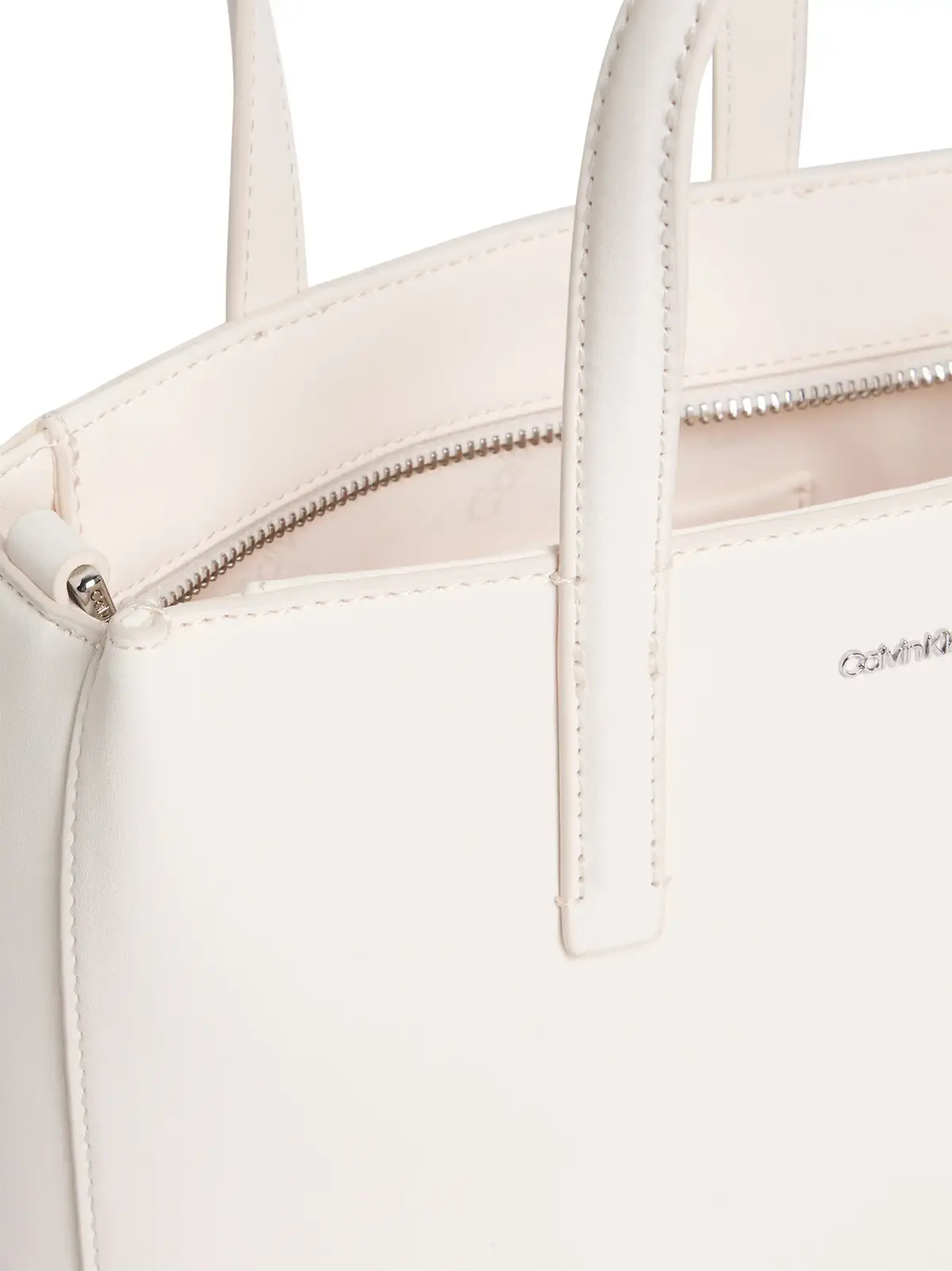 Calvin Klein CK MUST SMALL TOTE, 67U Krem Kadın Çanta