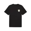 PUMA WARDROBE ESS Graphic Tee Siyah Erkek T-Shirt