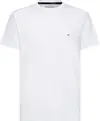 Calvin Klein COTTON LOGO EMBROIDE Erkek Beyaz T-Shirt