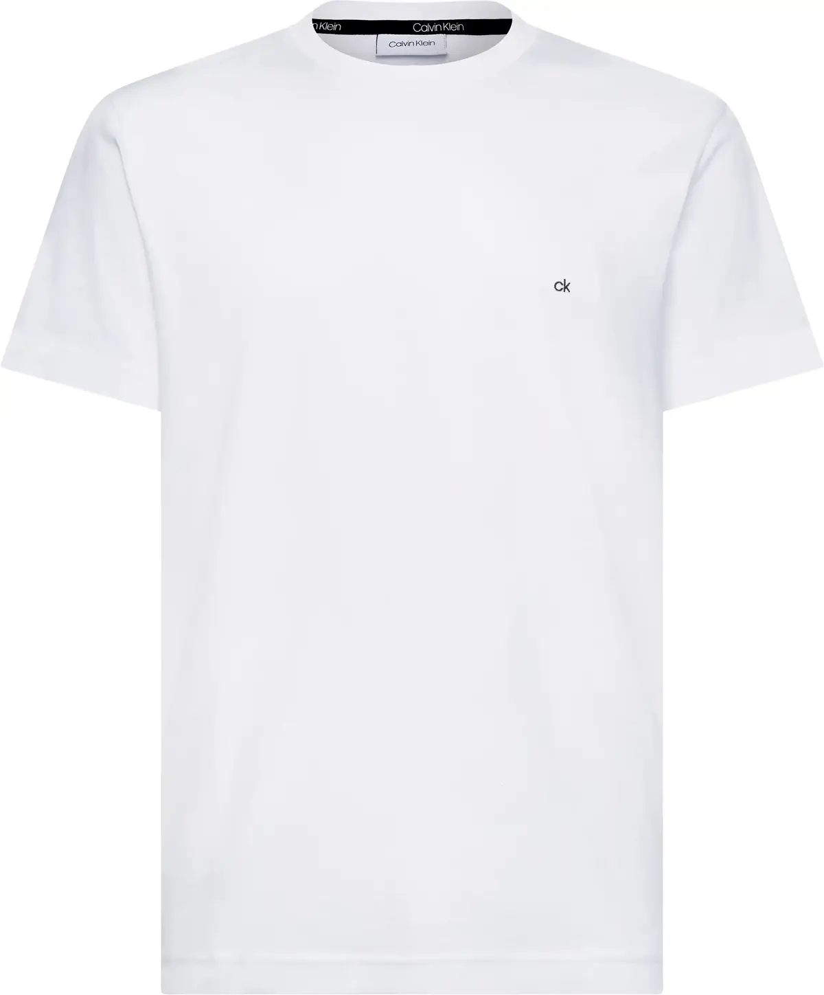 Calvin Klein COTTON LOGO EMBROIDE Erkek Beyaz T-Shirt
