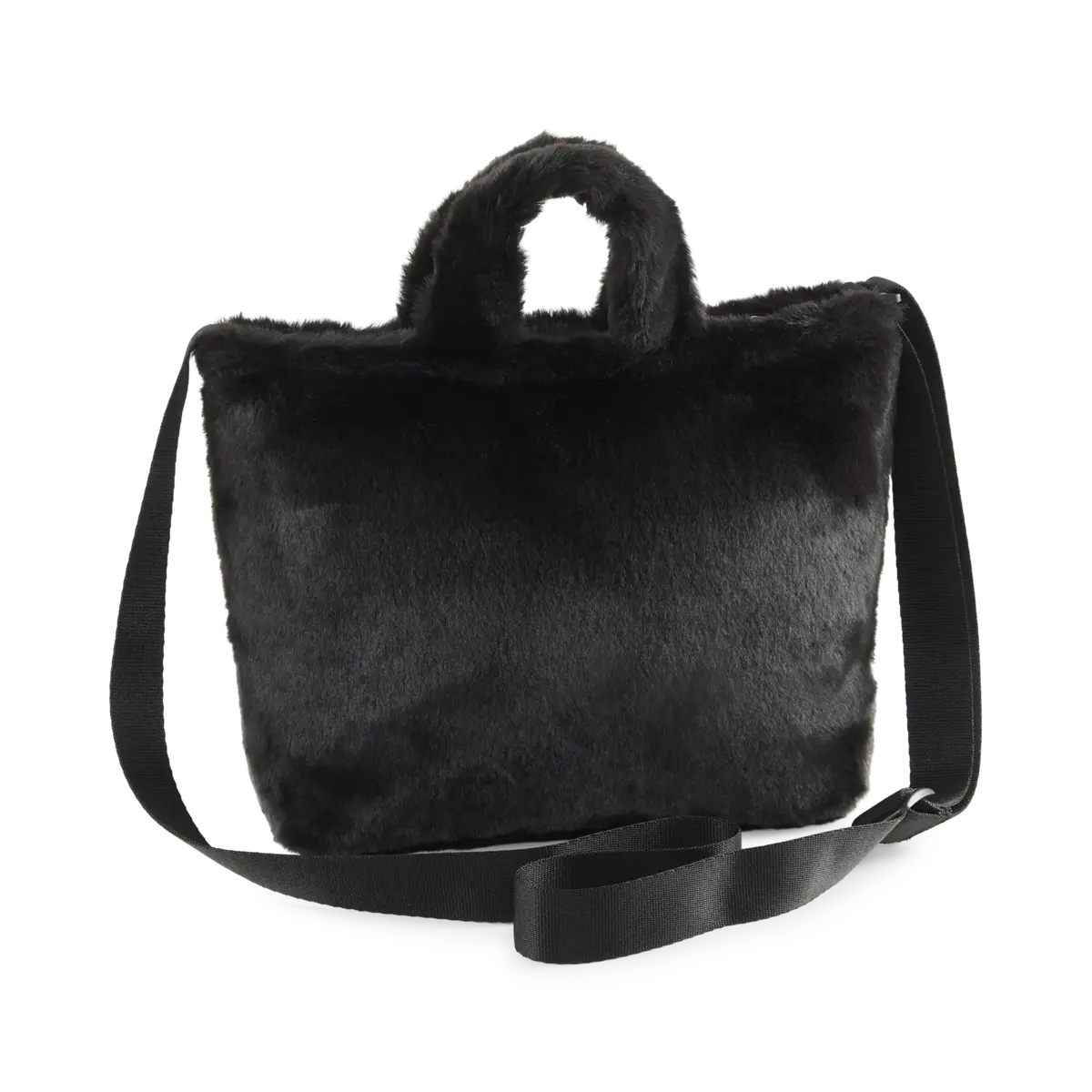 PUMA Core Fur Mini Tote Bag Kadın Siyah Omuz Çanta