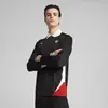 PUMA Ferrari Race Jersey LS Polo Siyah Erkek Polo T-Shirt