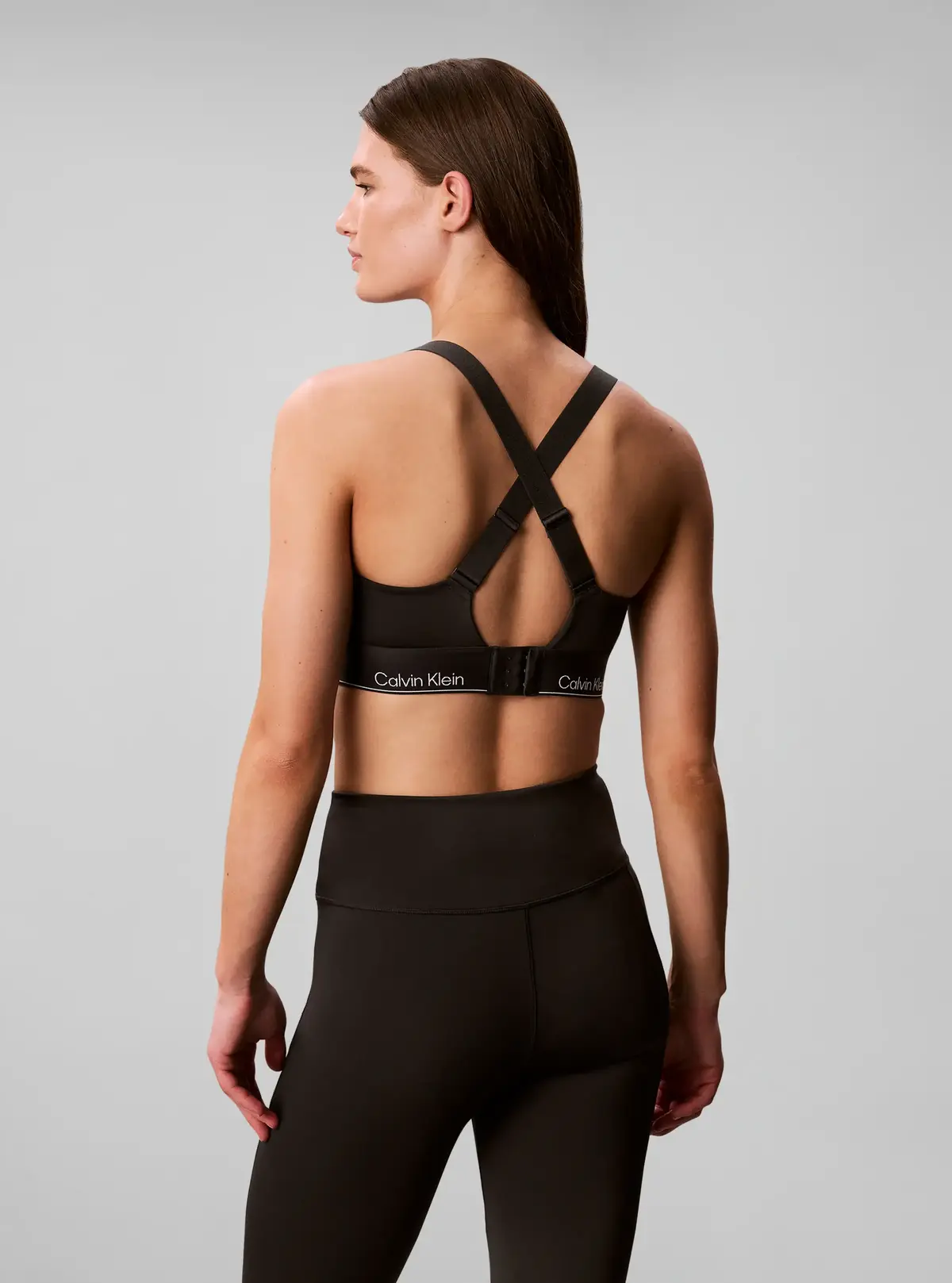 Calvin Klein MODERN SPORT HIGH SU, BAE Siyah Kadın Sporcu Sütyeni