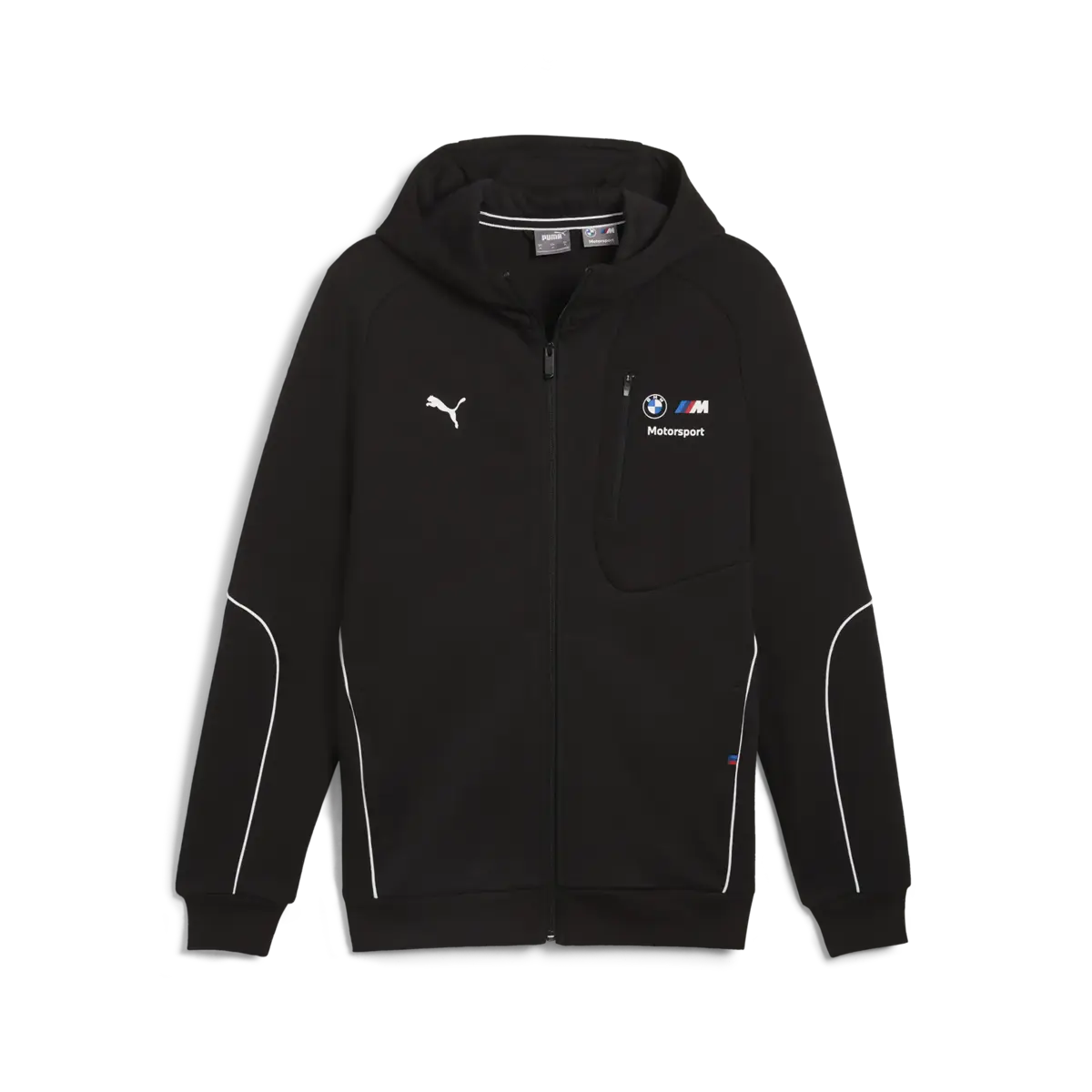 Puma BMW MMS HOODED SWEAT JKT Siyah Erkek Ceket