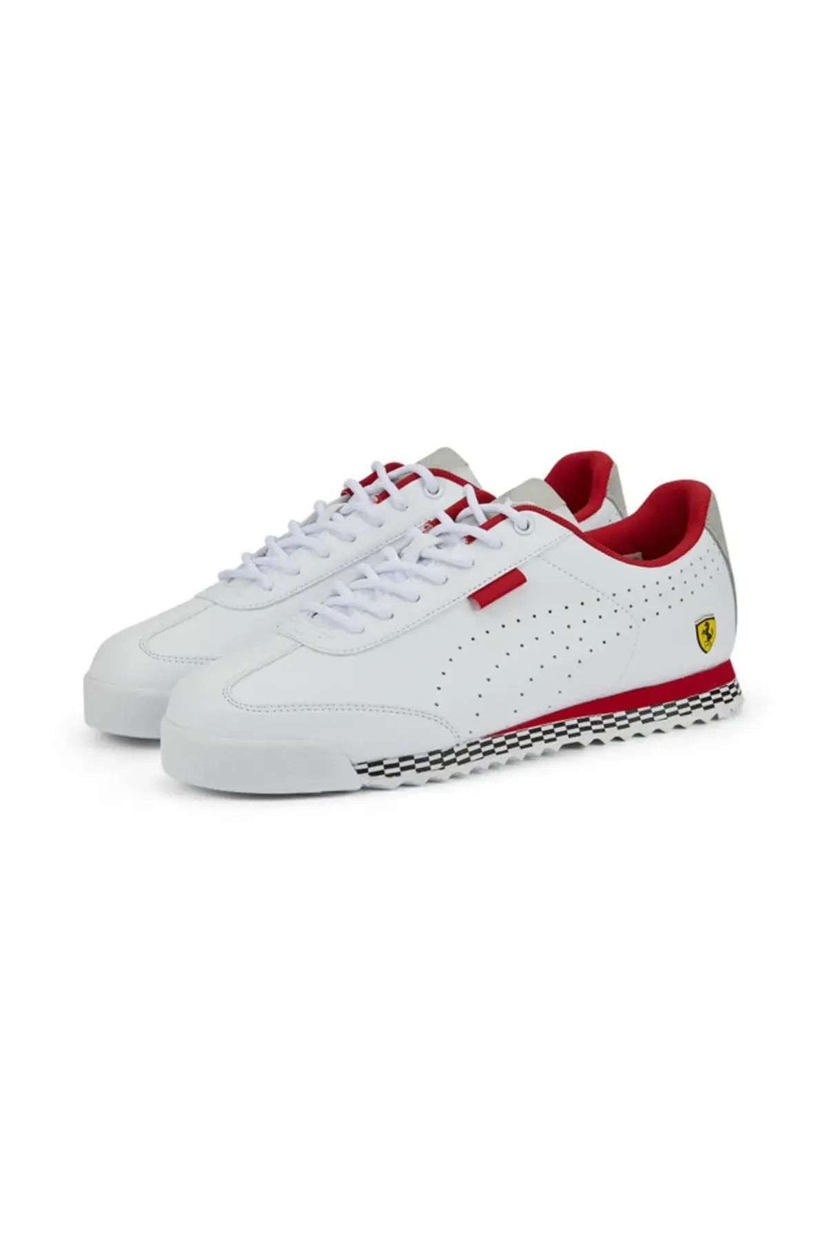 Puma Ferrari Roma Via Perf Kırmızı Erkek Günlük Spor Ayakkabı