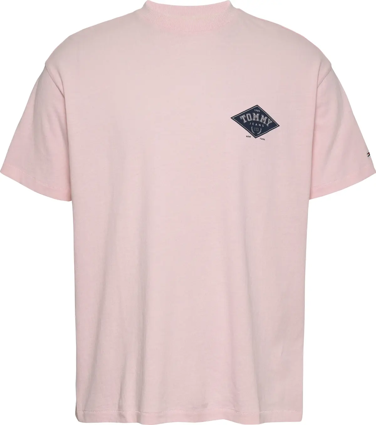 Tommy Hilfiger TJM RLX VARSITY GRAP, TH3 Pembe Erkek T-Shirt & Polo