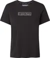 Calvin Klein S/S CREW NECK Kadın Siyah T-Shirt