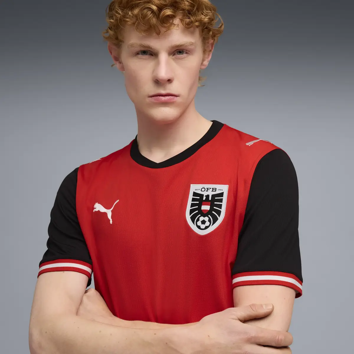 Puma ÖFB Home Jersey Replica Kırmızı Erkek Forma