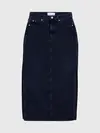 Calvin Klein MAXI SKIRT Kadın Siyah Etek