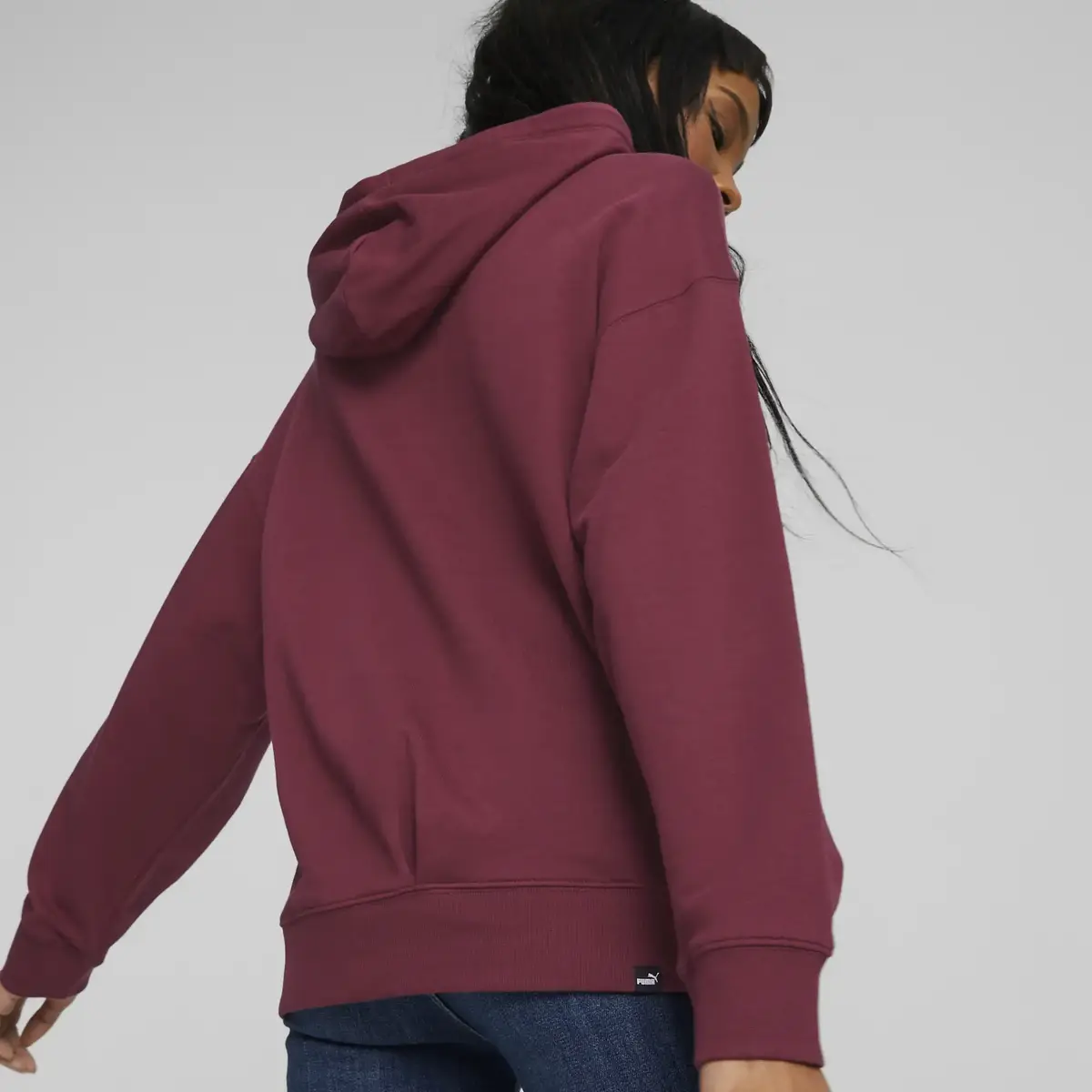 Puma HER Hoodie TR Bordo Kadın Sweatshirt