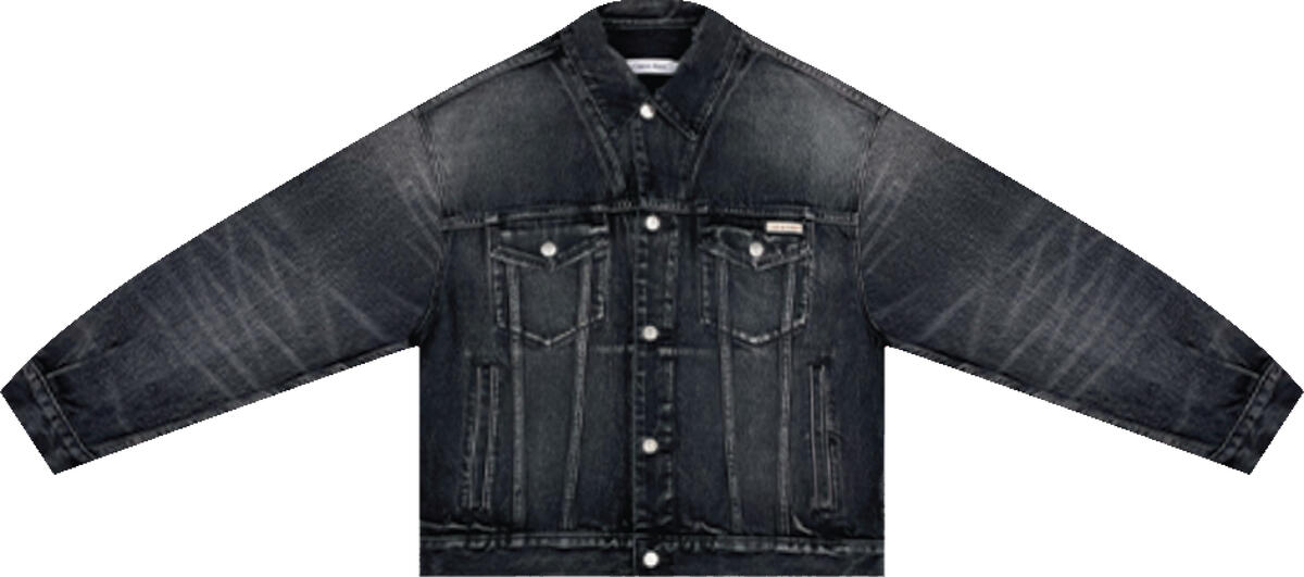 Calvin Klein 90S ESPRESSO BLACK TRUCKER Siyah Erkek Ceket