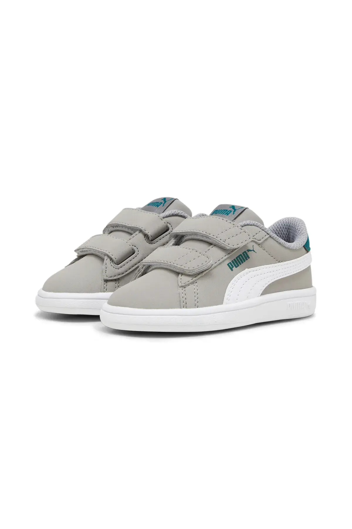Puma Smash 3.0 Buck V Inf Gri Çocuk Günlük Spor Ayakkabı