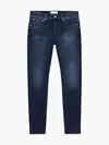 Calvin Klein SLIM TAPER Erkek mavi Kot Pantolon