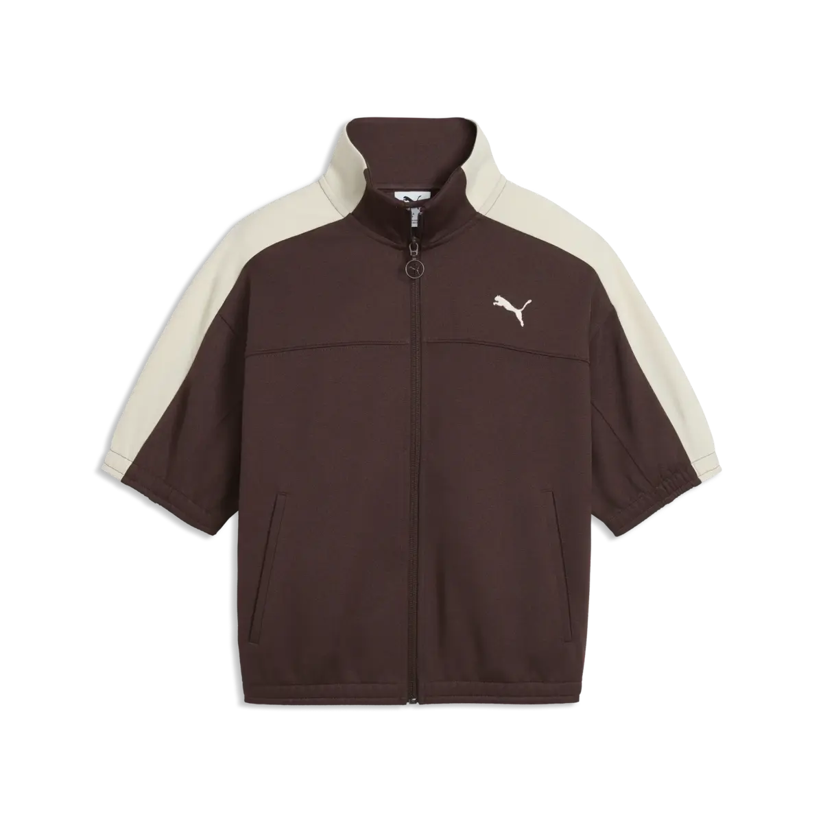 Puma T7 Short Sleeve Jacket Kahverengi Kadın Ceket