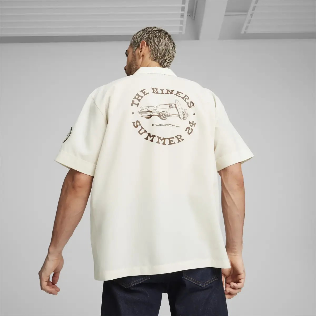 Puma PL Summer Crew Shirt Bej Erkek T-Shirt