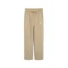 PUMA T7 High Waist Pants Bej Kadın Eşofman Altı