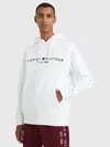 Tommy Hilfiger TOMMY LOGO HOODY, YBR Beyaz Erkek Sweatshirt
