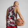 Puma Rival Rage AOP Mesh Tank Çok Renkli Erkek Basketbol Forması