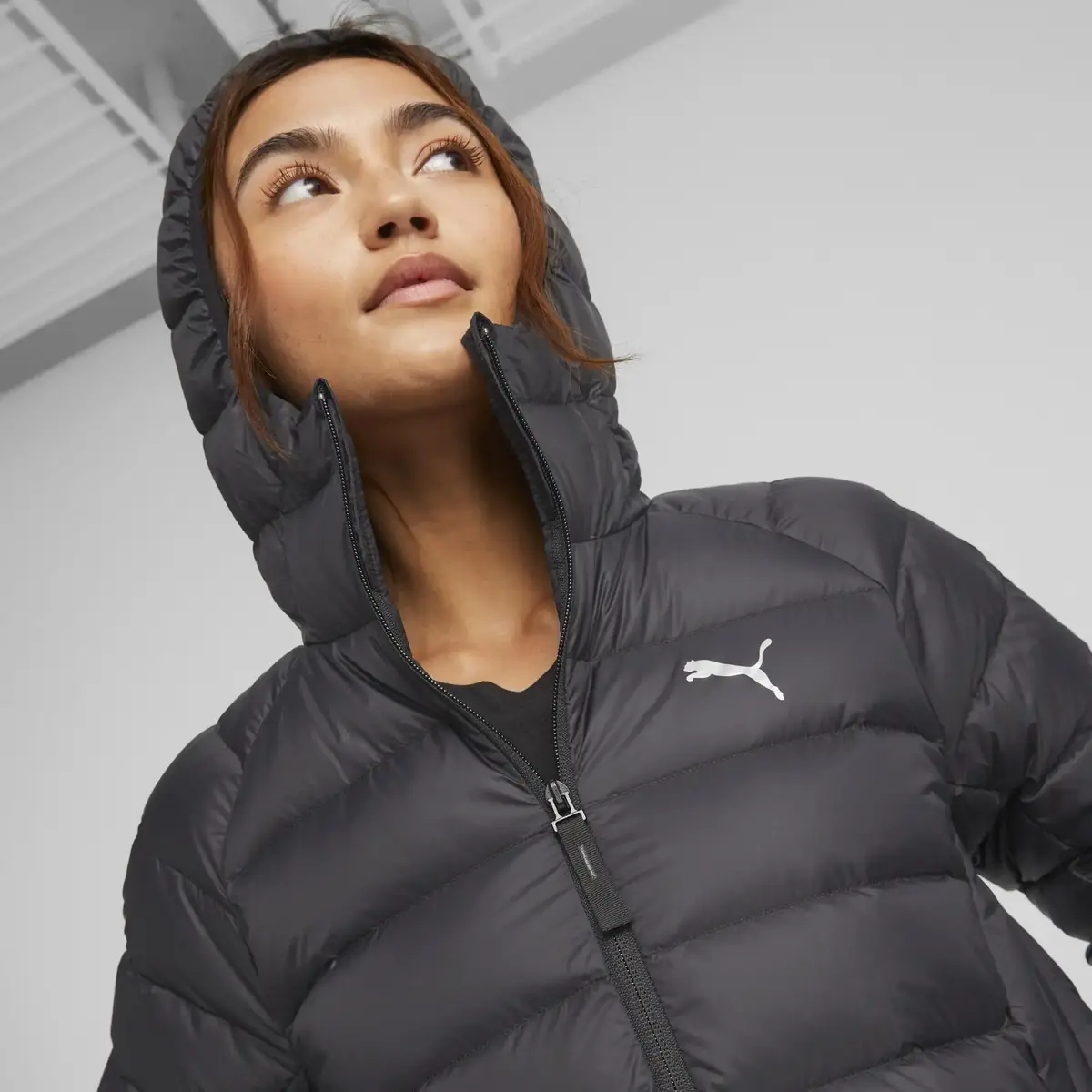 Puma PackLITE Down Jacket Siyah Kadın Kaz Tüyü Mont