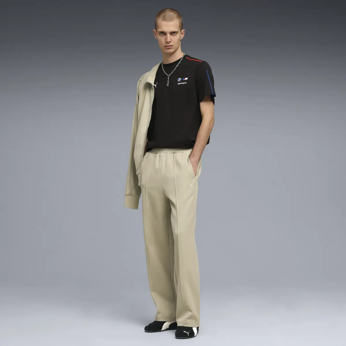 Puma BMW MMS Sportswear MT7 Tee Siyah Erkek T-Shirt