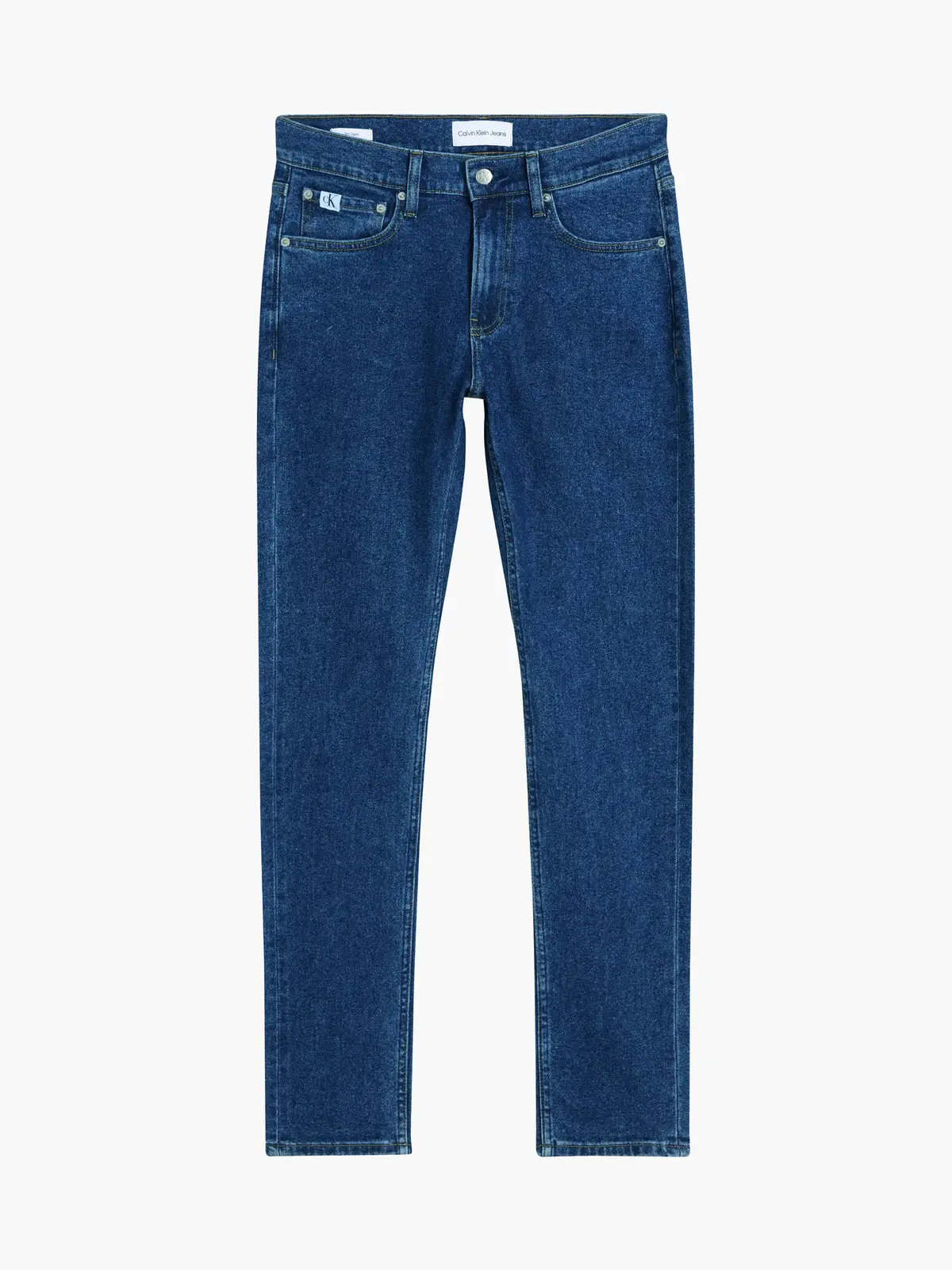 Calvin Klein SLIM TAPER Erkek Mavi Kot Pantolon