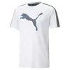 Puma Fıt Commercıal Logo Tee Beyaz Erkek Koşu Ve Performans T-Shirt