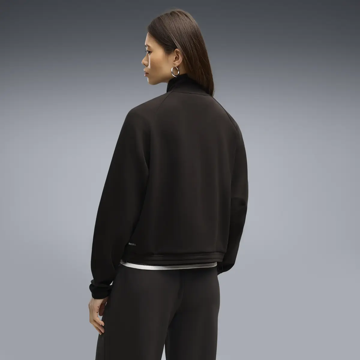 PUMA PUMATECH SENSE Half-Zip Siyah Kadın Sweatshirt