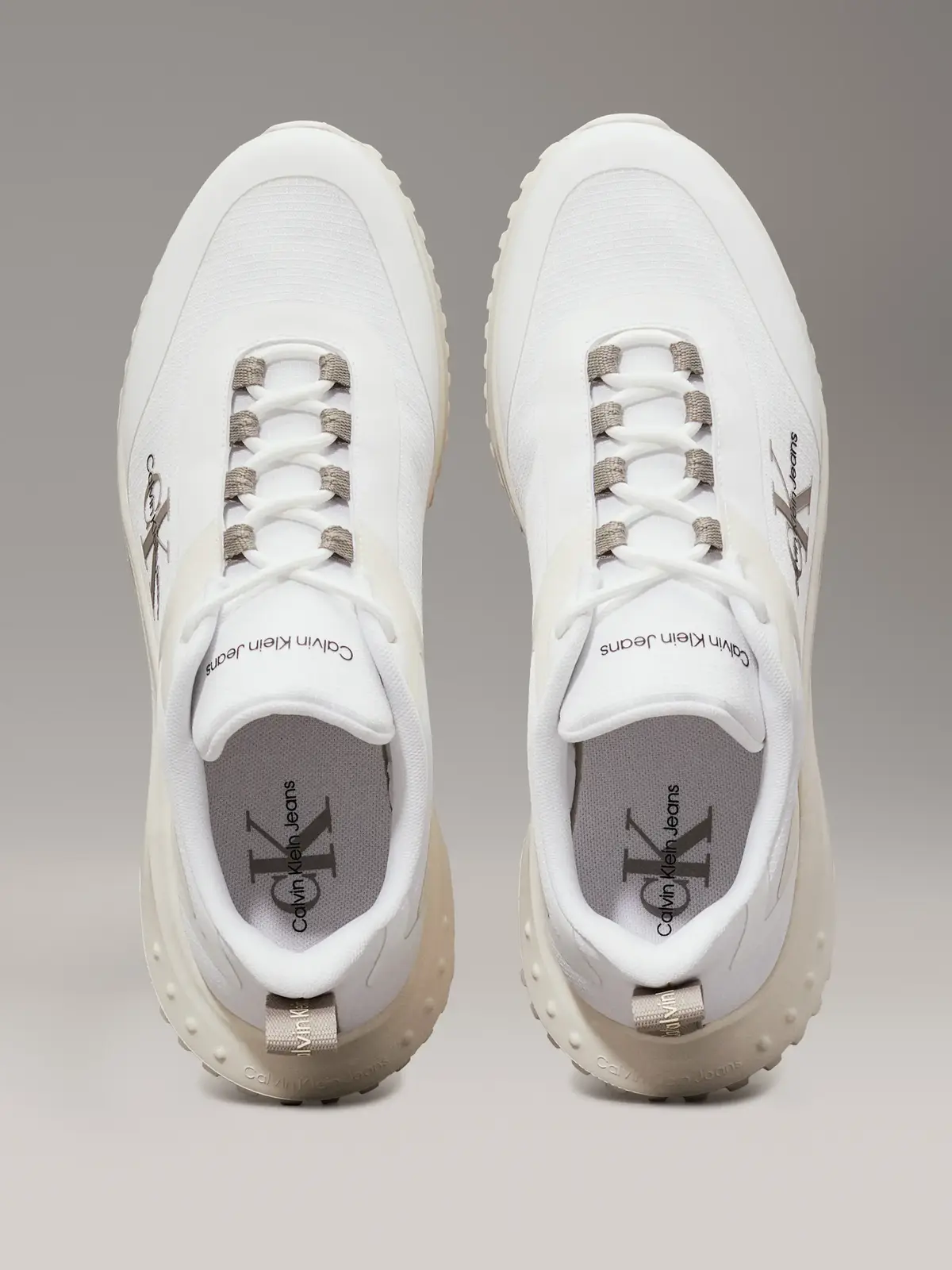 Calvin Klein EVA RUNNER LOW LACE, 0LD Beyaz Erkek Spor Ayakkabı & Sneaker