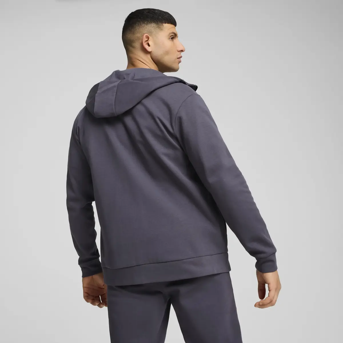 Puma OPEN ROAD Full-Zip Hoodie Koyu Gri Erkek Fermuarlı Ceket